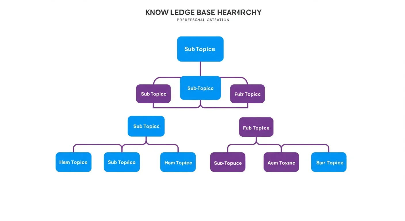 Knowledge base content structure ka before-after comparison